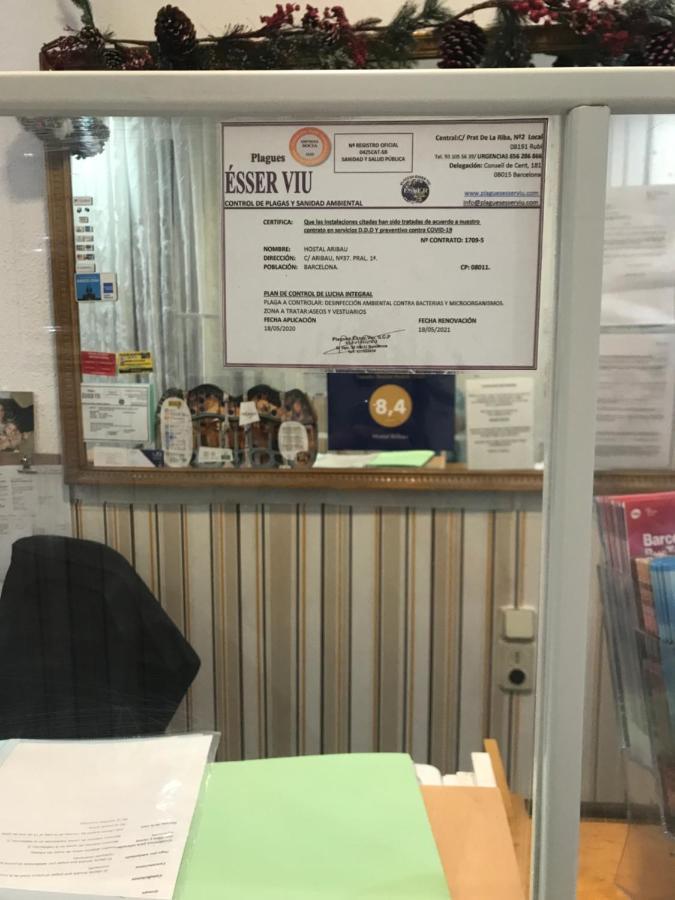 Hostal Aribau 바르셀로나 외부 사진